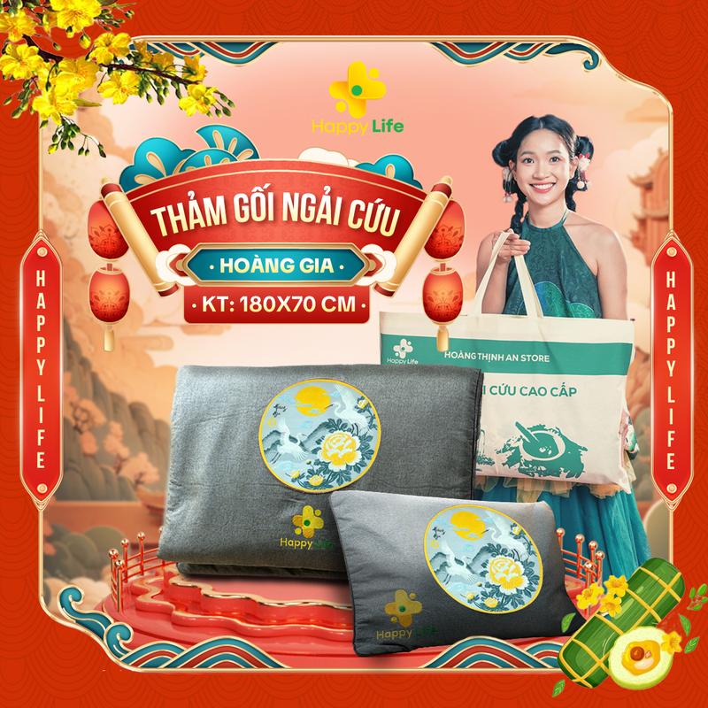   BẢN ĐẶC BIỆT  Combo Gối Thảm Ngải Cứu Hoàng Gia Spa Cao Cấp Chính Hãng Thảm Ngải Cứu Đông Y Cao Cấp Hỗ Trợ Đau Cổ Vai Gáy Bảo Hành 15 Tháng 