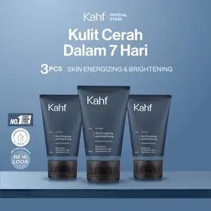 New ! Paket Isi 3 Kahf Skin Energizing & Brightening Face Wash 100 ml