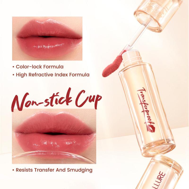 Product Introduction of (PROMO DAPAT 3PCS) FOCALLURE #TransferproofHero Transferproof Glazed Shine Lip Tint Lipstik Makeup Bibir Lipstik LipTint Waterproof Gloss Lasting 18