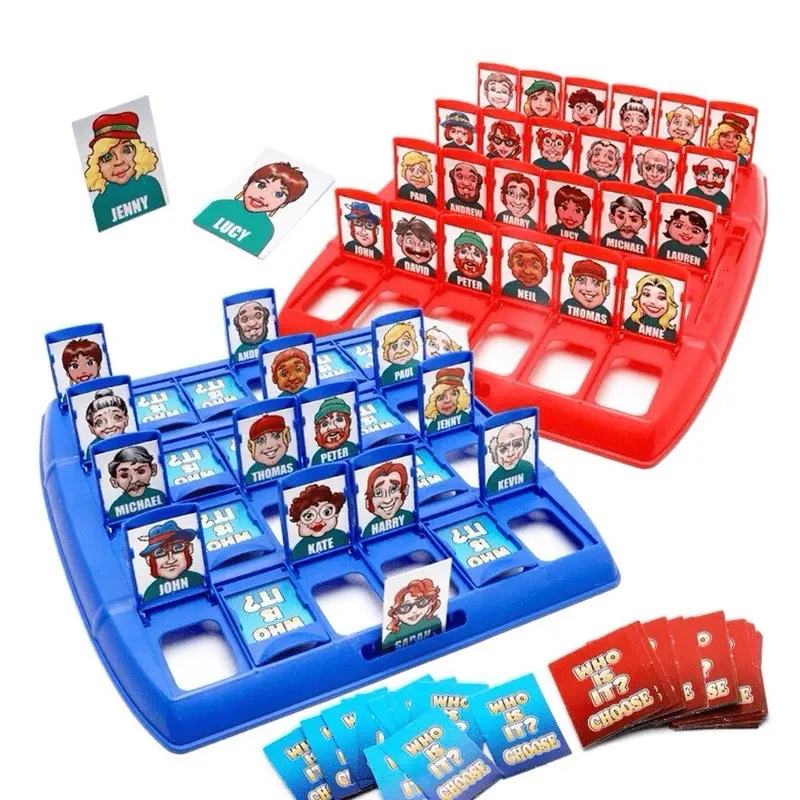 Mainan Anak Tebak Gambar Board Game WHO IS IT - Mainan Tebakan Gambar Best Seller Toys 2