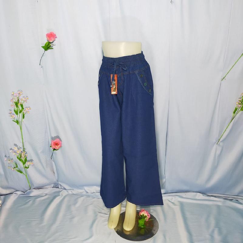 Premium Kulot Jeans Denim Panjang 2
