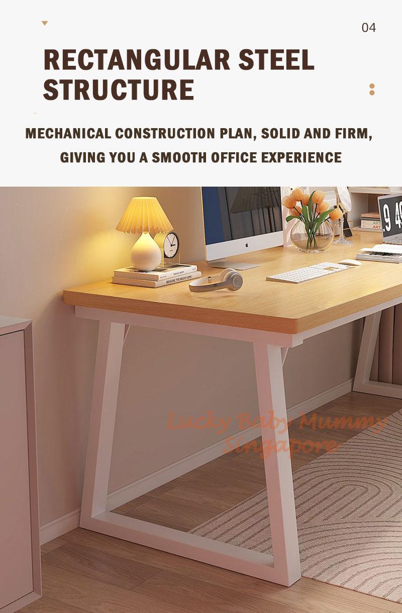 Product Introduction of A661 Minimalist Dual Study Table, Simple Modern Study Desk, Office Desk 20