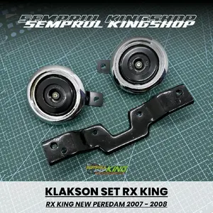 Klakson Horn Rx king New Peredam RXKING 2007 2008 2009 Fullset Dudukan Accessories Motorcycle