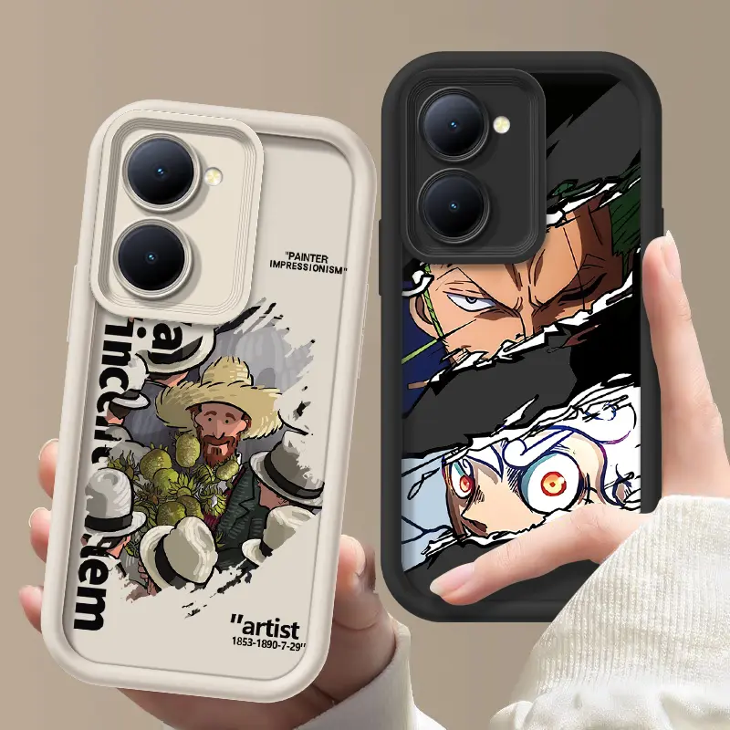Untuk VIVO Y03 Casing HP Kamera cakupan penuh Y03t Casing HP Lensa Mata Malaikat Y18E Casing HP Penjualan Panas Y18i Casing Bahan silikon Y18 Case Tahan gores V2332 Casing Tahan guncangan V2333 Case ponsel  imut-imut Casing tahan guncangan V2350