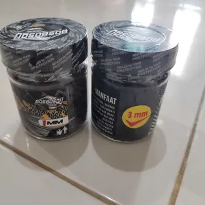 PELET CHANNA BLACK & RED BOOSTER by BOS BOS QU (PIGMEN BLACK)