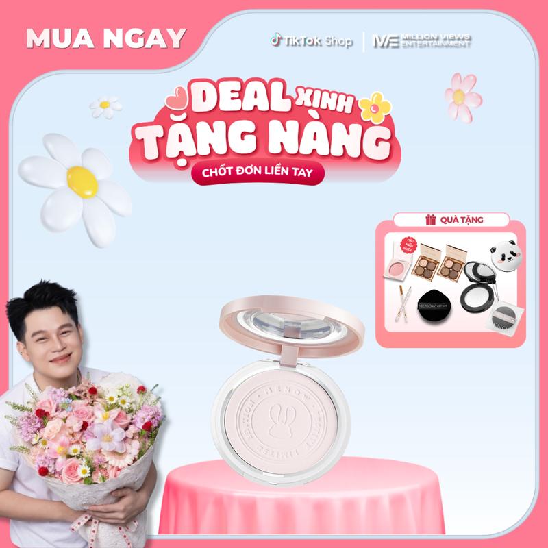 Phấn phủ nén làm đều màu da MENOW Rabbit Compact Powder 8.5gr