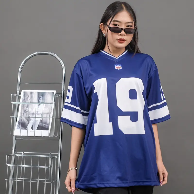 Jersey oversize simple basic nfl 19 / jersey rugby / jersey vintage 0
