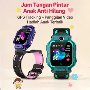 【Laris Manis】【Tiktok] (70%off)COD Baru Original Jam Tangan Pintar Anak Q12  Q19Layar Sentuh 1.44 Inci Tombol Darurat GPS Lokasi Real Time Alarm Smartwatch Telepon