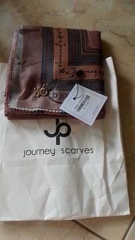 Product Review of Jilbab Journey Scarves Original Raya Gradasi Series Promo hijab motif from F**h B**a H**a 0