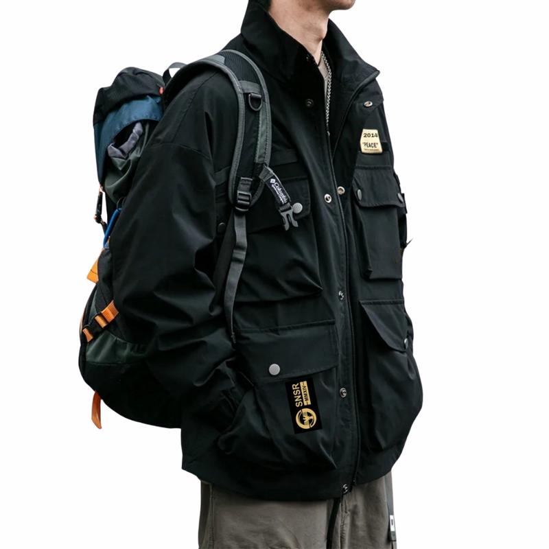 Jaket Parka Civir War Two Mat Taslan Waterproof Outdoor Pria Dewasa Nyaman Panjang Keren Kekinian 6