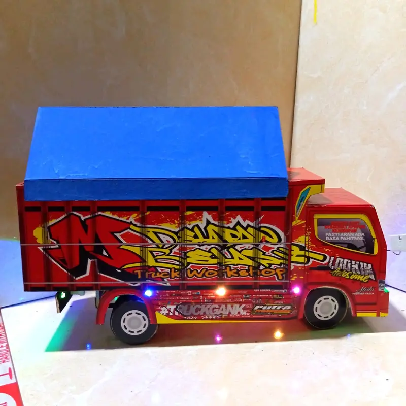 PROMO MURAH MINIATUR TRUK OLENG LAMPU TERPAL COD Hadiah 3