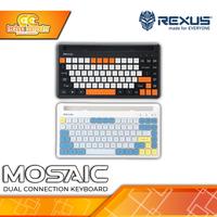 Gambar REXUS KB01 Dual Connection Wireless Mosaic - Office Keyboard Wireless dari Techno Computer Bali Kota Denpasar 1 Tokopedia