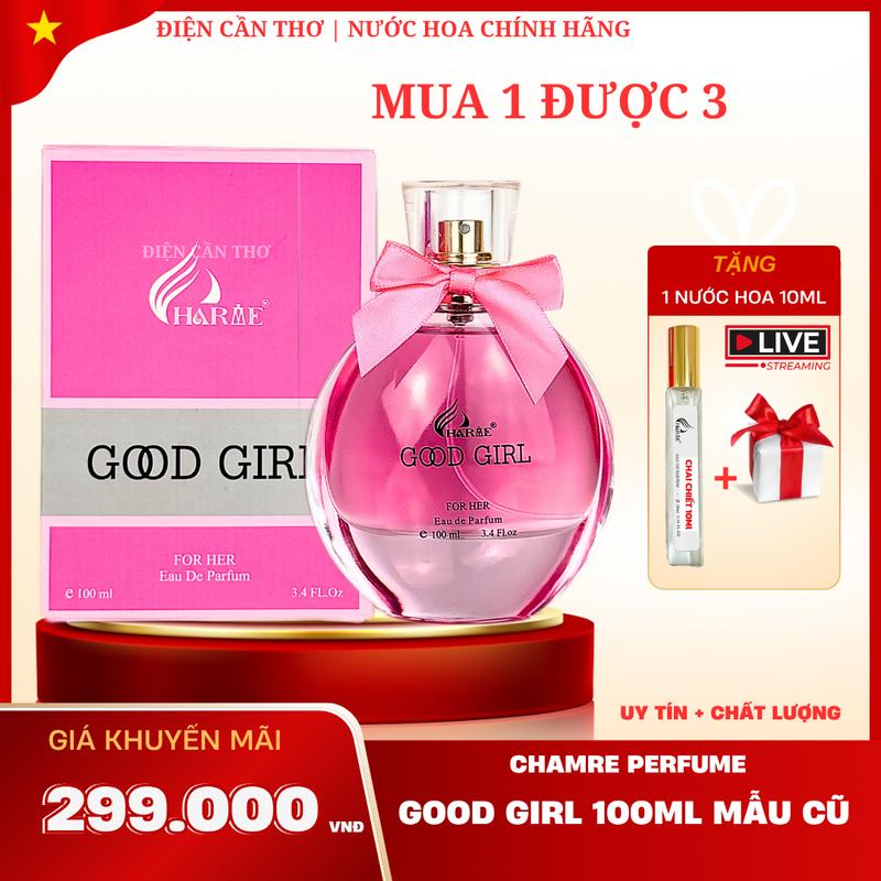  Nước hoa nữ Charme Good Girl 100ml Tặng nước hoa 10ml nước hoa charme perfume chính hãng 