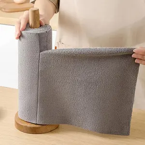 20 Lembar Kain Lap Microfiber Serbaguna Roll - Penyerap Minyak Dapur Bisa Dicuci Pakai Ulang - Kain Lap Meja Kaca & Cuci Tangan