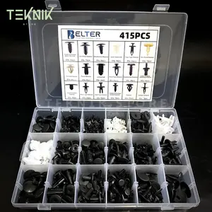 Set Baut Rivet Universal Baut Klip 415 pcs Baut Klip Mobil Motor aksesoris car