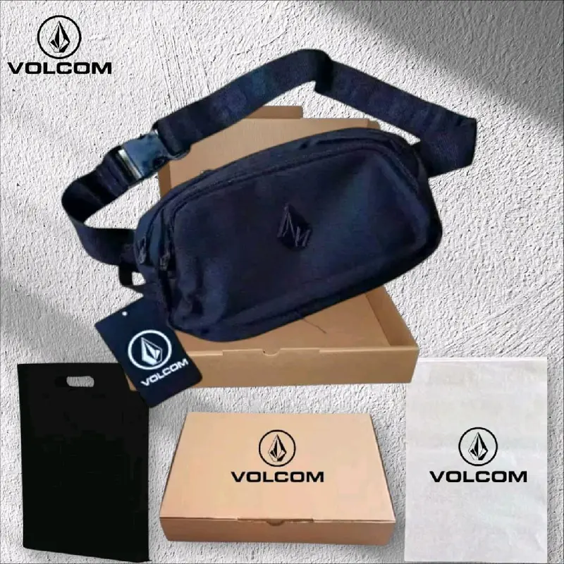 WAISTBAG VOLCOM TAS SELEMPANG VOLCOM TAS VOLCOM LOGO BESI Slingbag Pria 0