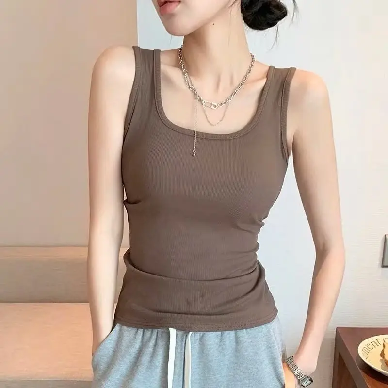 Áo Ba Lỗ Dây To Có Mút Ngực, Áo 2 dây bản to cổ vuông màu trơn (Có bigsize) BL258 | BigBuy360 - bigbuy360.vn Áo Ba Lỗ Dây To Có Mút Ngực, Áo 2 dây bản to cổ vuông màu trơn (Có bigsize) BL258 | BigBuy360 - bigbuy360.vn