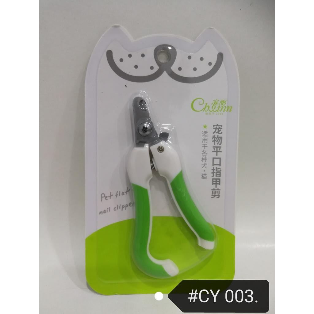 CY003 Choinn Flat Nail Clippers Cat Dog Pet Kucing Haiwan Anjing