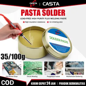 CASTA No-Clean Lead-Free Solder Paste 35/100g｜Pasta Solder Berkualitas Tinggi Untuk Pengelasan Profesional Elektronik, Ponsel & Motherboard