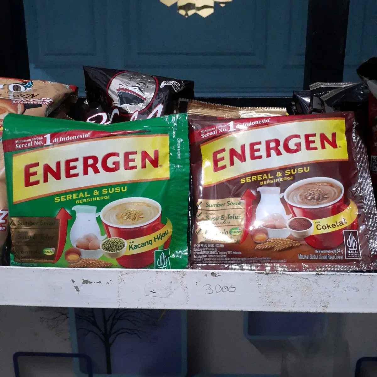 30 pcs ENERGEN 3renteng 34 gram varian randem