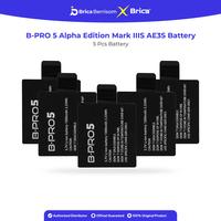 Gambar Paket 5 Baterai B-PRO 5 ALPHA EDITION AE ORIGINAL dari Brica Berrisom Kab. Tangerang 1 Tokopedia