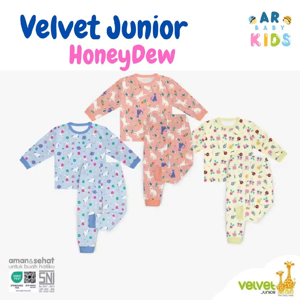 Velvet-Girls Series- Baju Bayi & Anak Panjang dan Celana Panjang