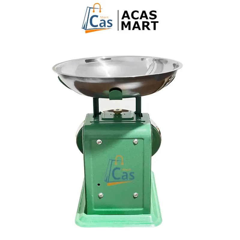 AM RH-QE Timbangan Analog 10kg 20kg 30kg Timbangan Duduk Meja Manual Jarum  Hijau Datar Rata Mangkok 10 kg 20 kg 30 kg Buah Sayur Daging Kitchen Scale 5