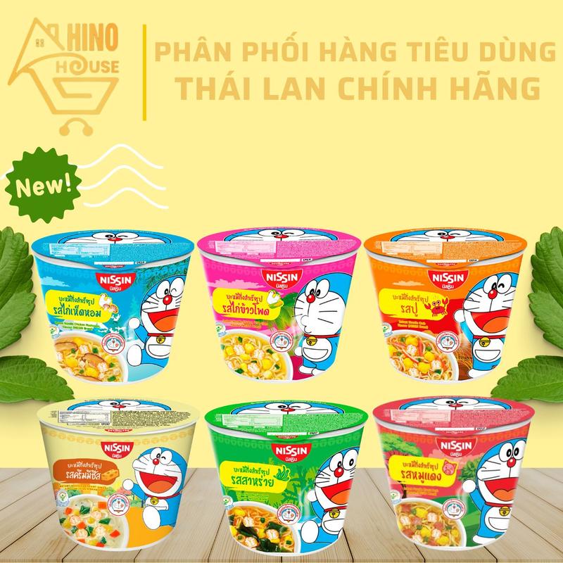  Lốc 6 Ly Mì Ăn Liền Nissin 40g x 6 Thái Lan Cho Bé Hương Vị Thơm Ngon Giàu Dinh Dưỡng - Hinohouse 