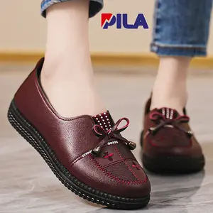PILA Sepatu Kerja Wanita Korea Model Terbaru - Hitam