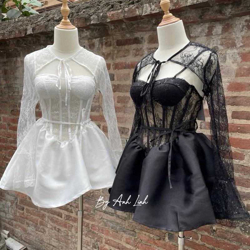 Set váy ren phối cv tapta xinh xắn nữ 6