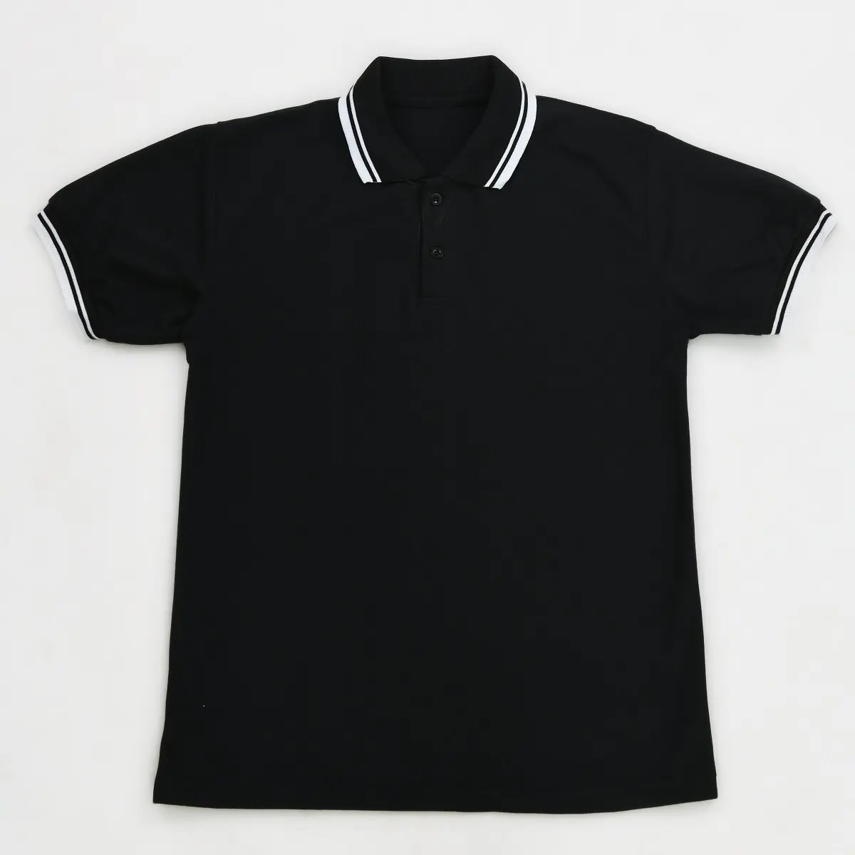 KaosPolos88 Kaos Polo Pria Polos Kerah List II Hitam | Kaos Pria Polos Berkerah Lengan Pendek | Polo Shirt Pria Polos List II Hitam Baju Cowok Dewasa Keren Atasan Distro