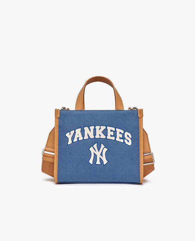 MLB - Túi tote nữ phom chữ nhật Varsity Canvas Mini 3AORS083N-50INS