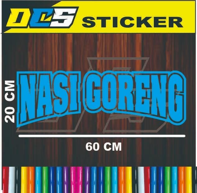 Product Introduction of sticker tempelan nama NASI GORENG Paper Stationery 4
