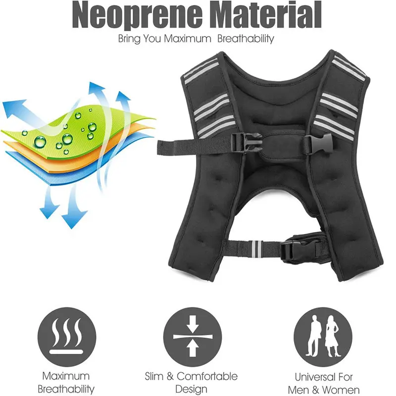 5KG/8.5KG Sport Weighted Vest for Men, Women, and Kids - Premium Material and Adjustable Straps