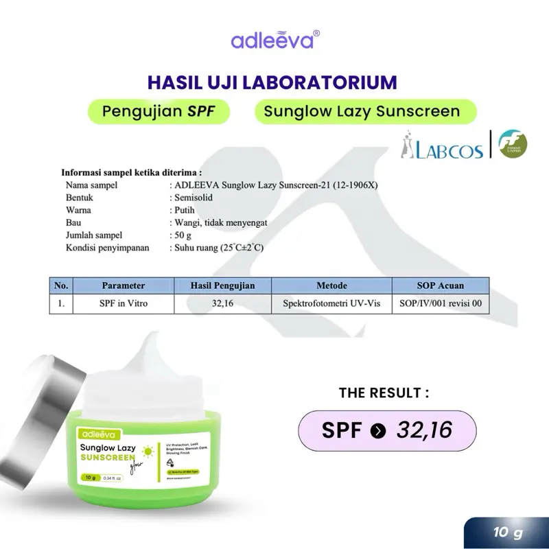 ADLEEVA Sunglow Lazy Sunscreen 1