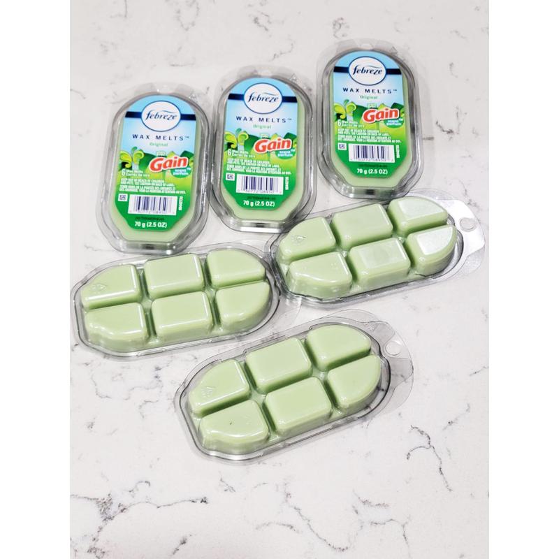 Febreze Wax Melts Air Freshener Candle Wax, Gain Original Scent, 6 cubes / pack (70g) 8