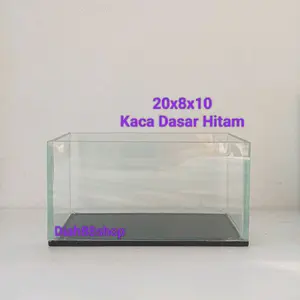 soliter cupang soliter guppy 20x8x10 aquarium mini akuarium kaca soliter kaca