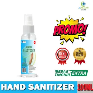 Hand Sanitizer Cair Antiseptik Lemon & Green Tea – 60ml, 100ml, 500ml, 1 L & 5 L | Spray Refill Penghilang Kuman & Virus