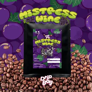 Mistress Wine (no alcohol) by black potion roastery 1 Drip Bag Filter coffee instant kopi