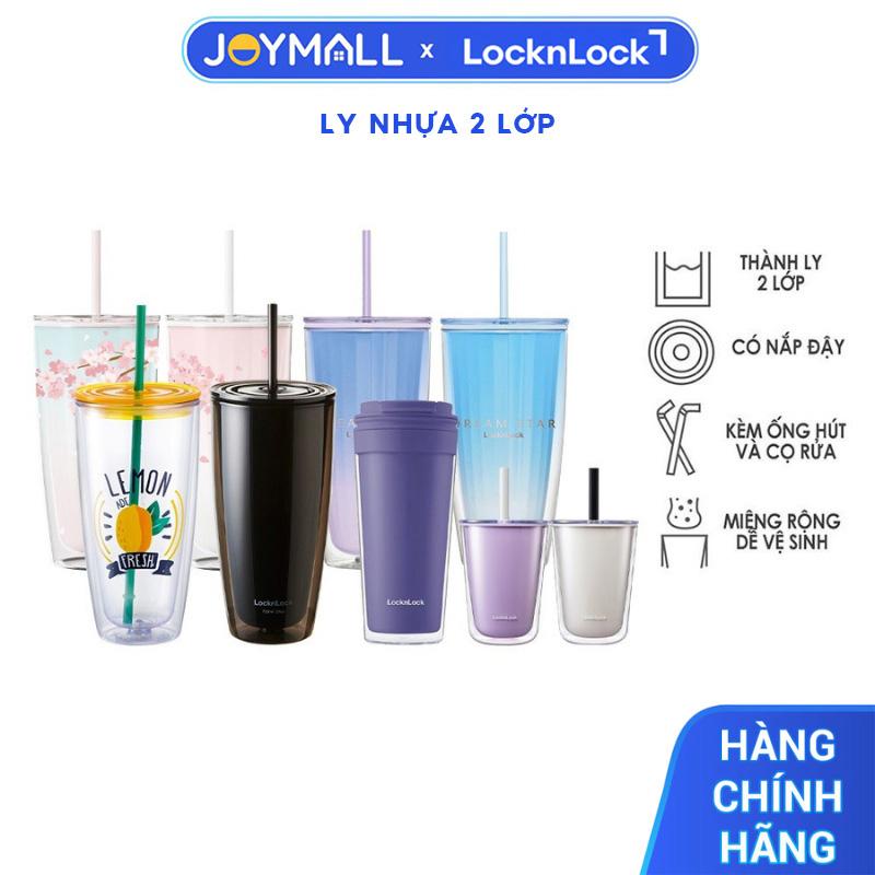 Ly Nhựa 2 Lớp LocknLock HAP519 580ml HAP507 HAP522 750ml HAP529 720ml - Hàng Chính Hãng - JoyMall