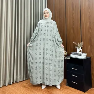 Kaftan Motif Winnie Rayon Premium Jumbo Ld 180 cm