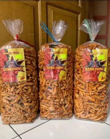 BASRENG STICK PEDAS JAUN JERUK 500 GR bumbu melimpah snack viral Rendah lemak