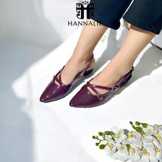 GRACIA - sandal lancip depan wanita Sandal Wanita High Heels Slop Tali Belakang Hak 3 Cm / High Heels 3