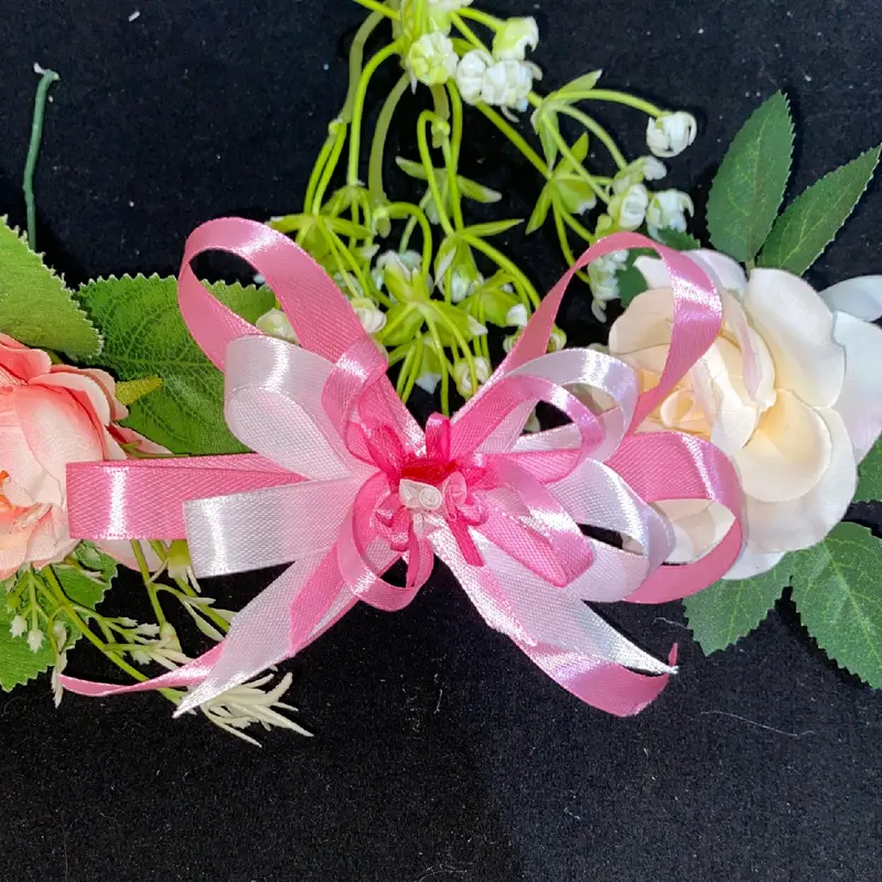 rangkaian bunga hantaran siap pakai bahan hiasan kotak mahar seserahan gift box hantaran/ seserahan (harga perlusin) 3