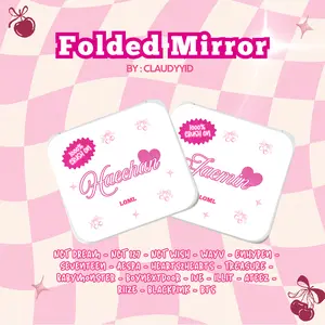 [NCT DREAM 127 WISH WAYV] FOLDED MIRROR / CERMIN LIPAT CRUSH EDITION