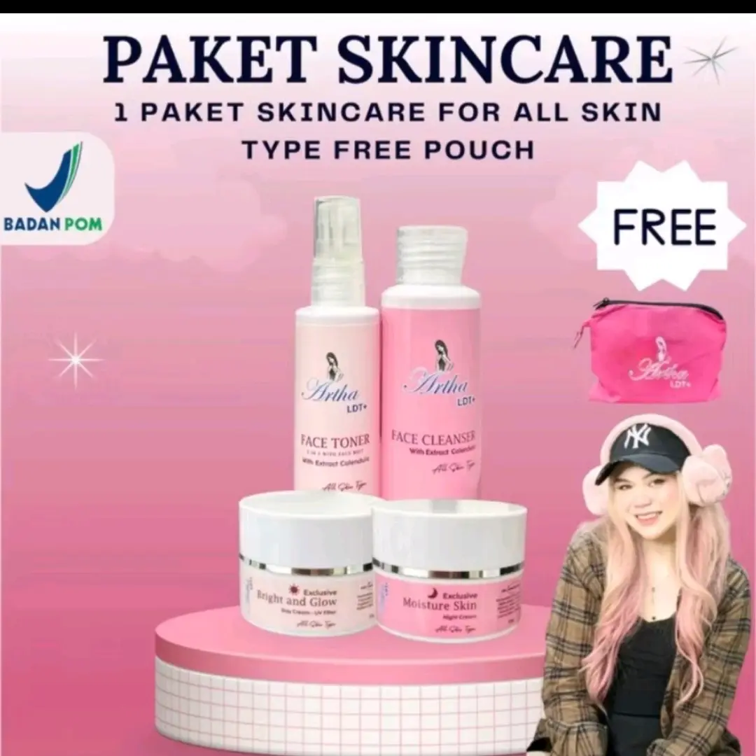 PAKET SKINCARE ARTHA LDT+ ISI 4 Pencerah Wajah