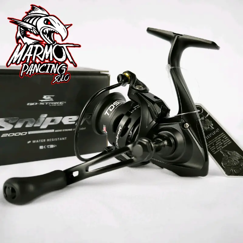 REEL SPINNING GO STRIKE VERSUS SNIPER POWER HANDLE SALTWATER RESISTANT 1