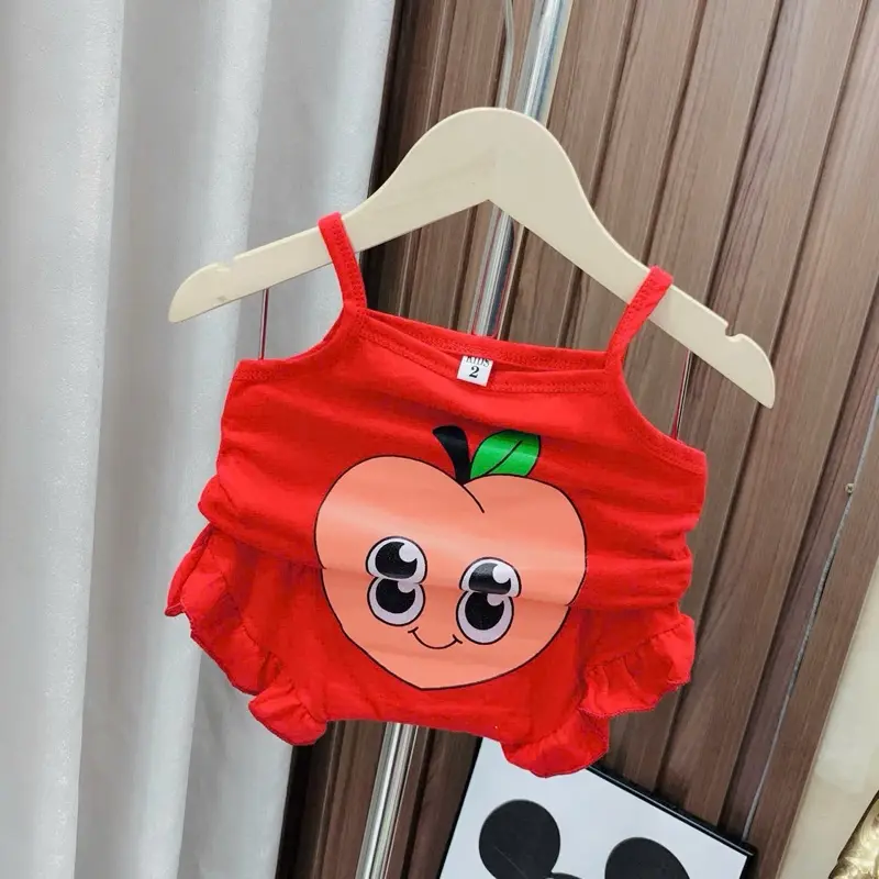 Bộ hoa quả ao va quan chất cotton thấm hút nồ hôi cho bé.size cho bé tu 6-18kg mặc vừa 8