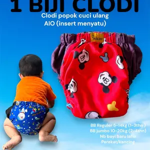 Clodi 1 biji popok cuci ulang