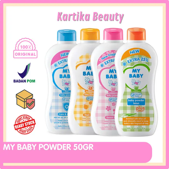 MURAH TERJANGKAU MY BABY POWDER 50 GRAM BEDAK TABUR UNTUK BAYI